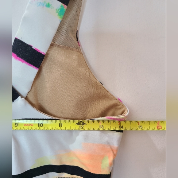 Lululemon Push Your Limits Tank Top Black & White Multi Splash 6 - Picture 7 of 11